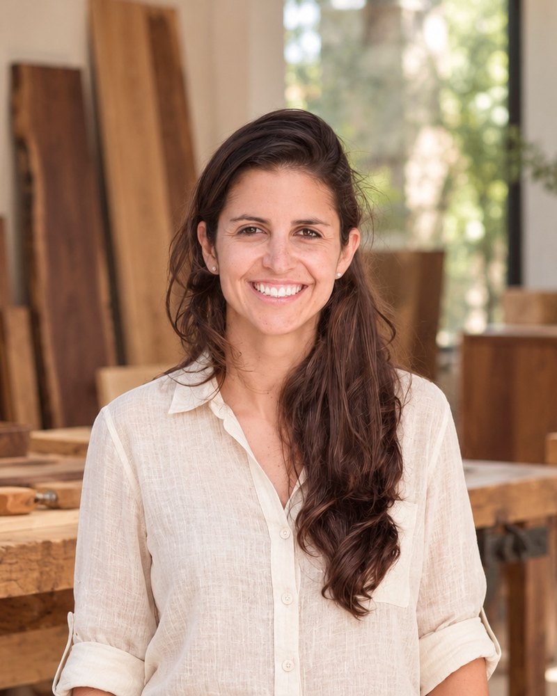 Malú Farell en el taller de Escala